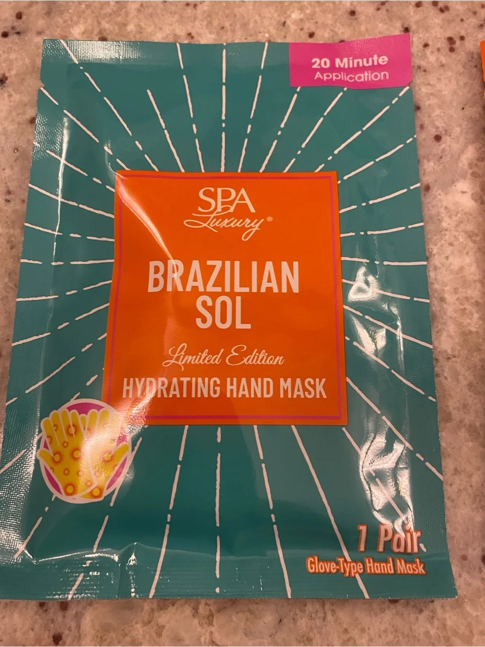 Brazilian Sol 3 pc set - Pistachio & Caramel Body Butter, hand & foot masks NWT